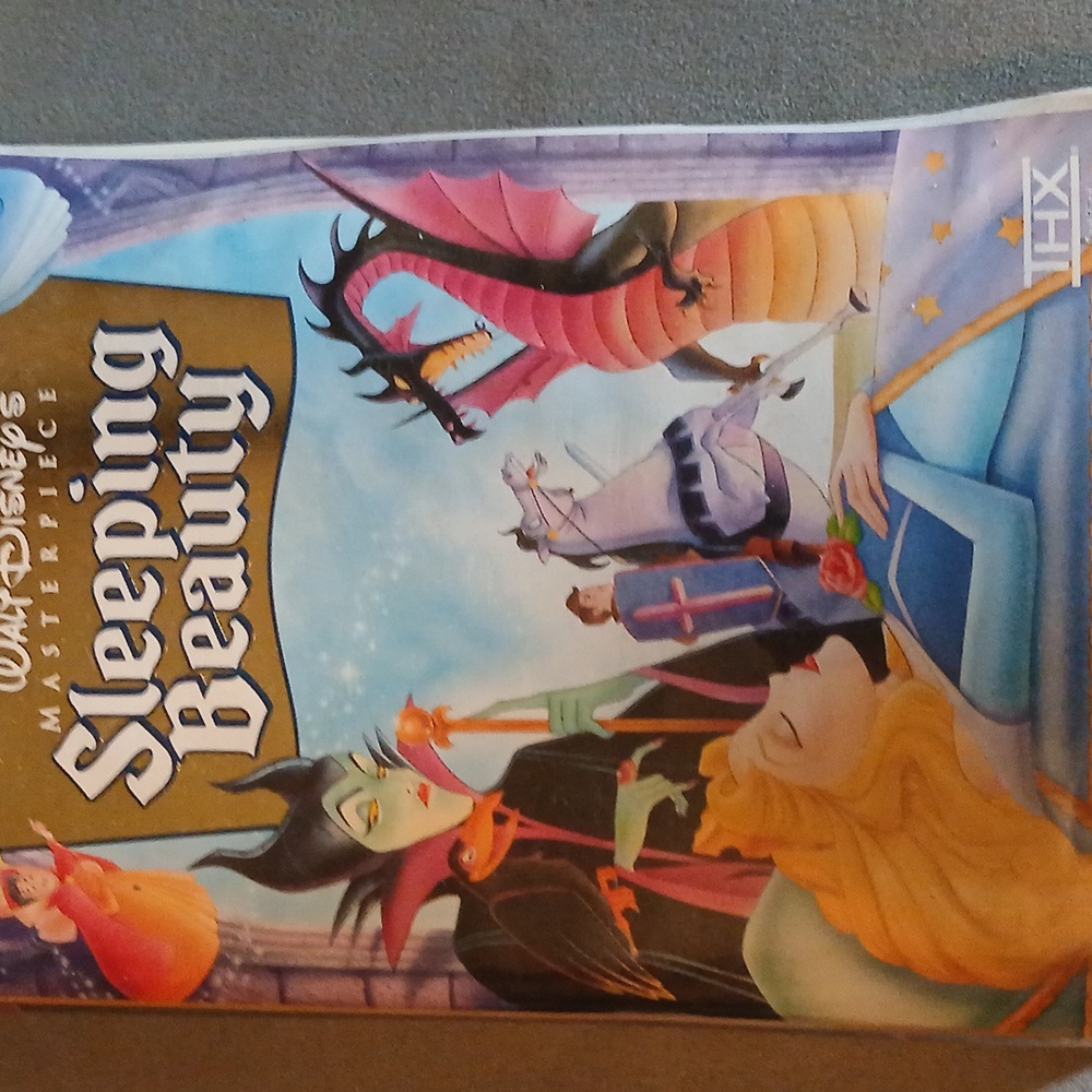 Disney Sleeping Beauty VHS with Vibrant Cover Art